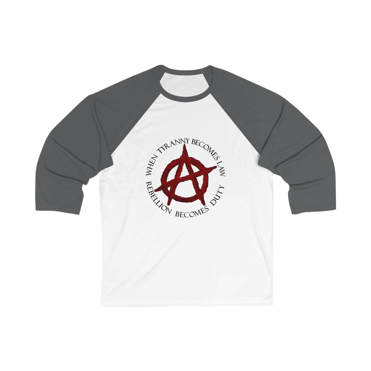 Tyranny 3/4 Sleeve Baseball Tee